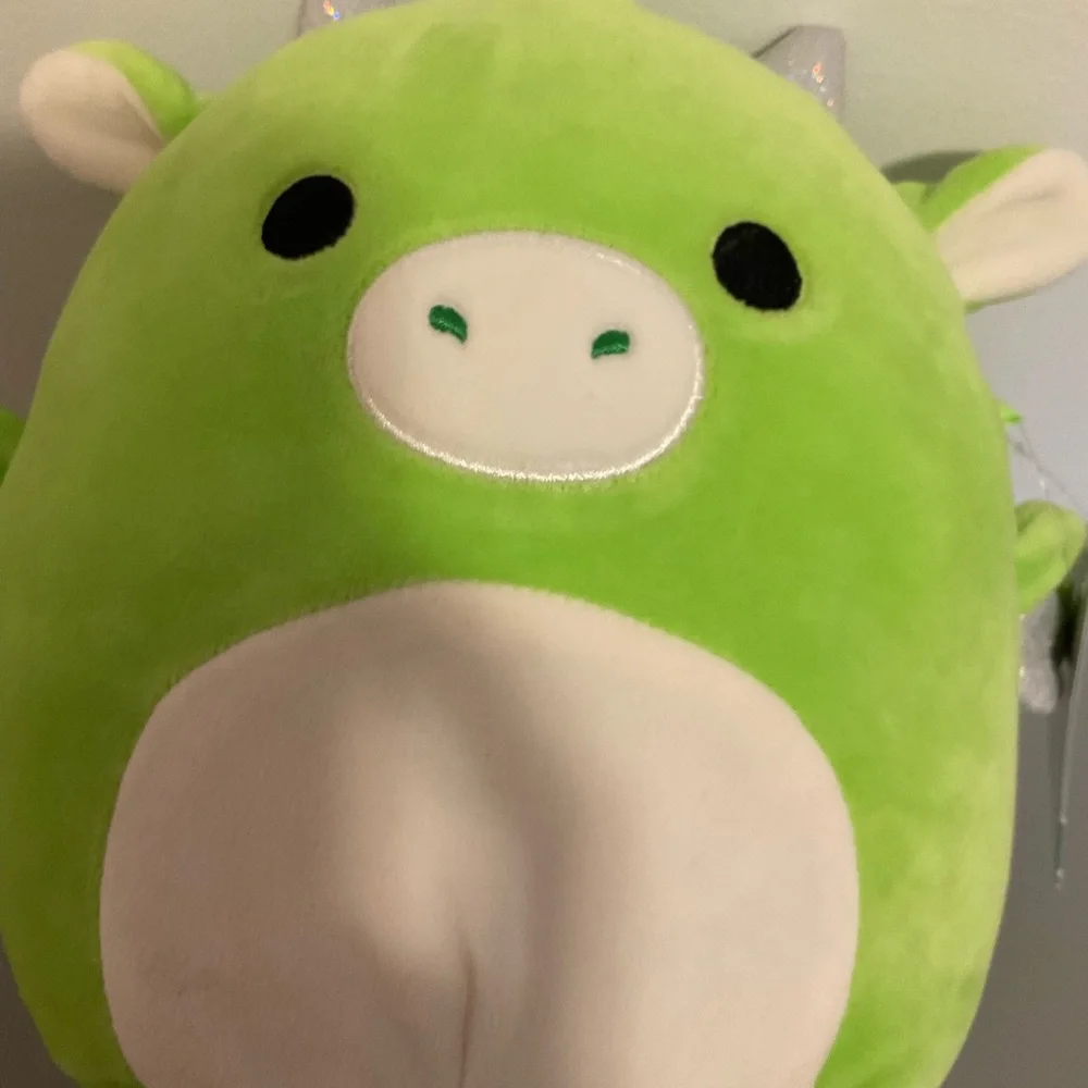 Squishmallow Desmund green dragon with tags 8 inches - Picture 2 of 6